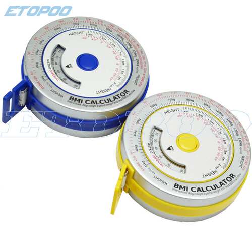 Etopoo BMI铝片卷尺 1.5M 铝片 BMI 卷尺