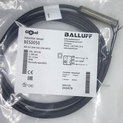 德国进口巴鲁夫传感器BES009E BES M30MI-NSC10B-BV03电感式接近