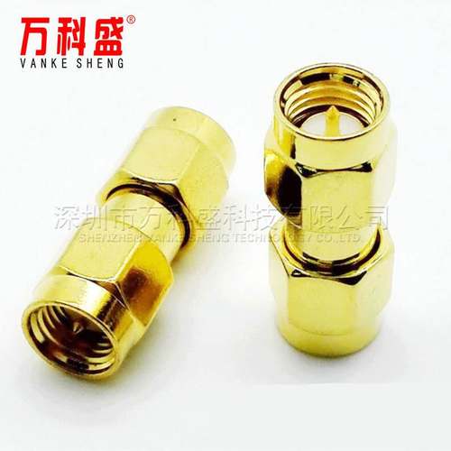 同轴射频连接器路由器网卡转接头RP-SMA-J 反接SMA公头 内螺纹孔