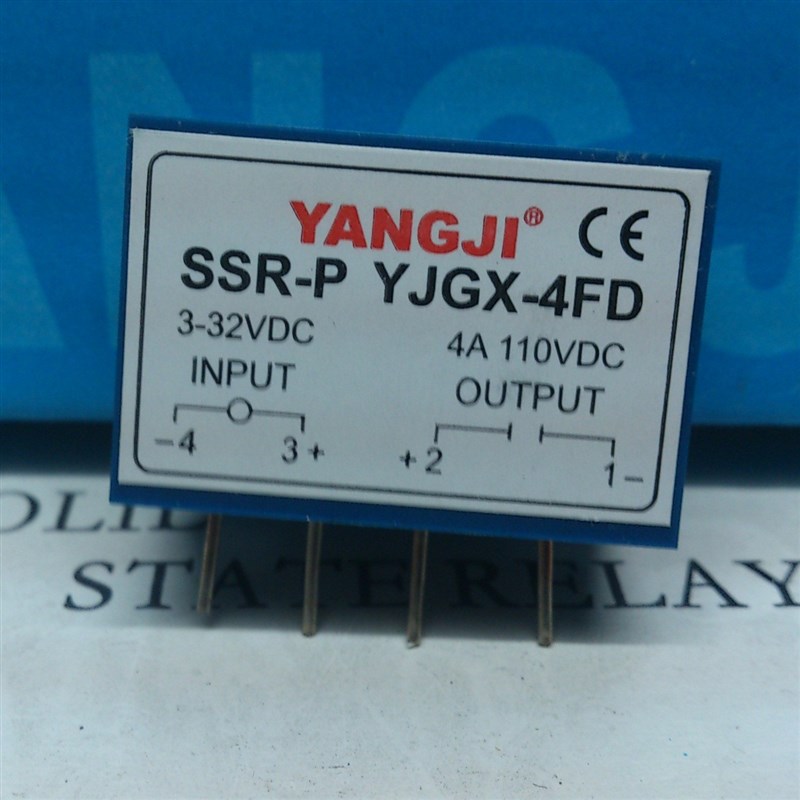 阳继YANGJI 线路板单相固态继电器 YJGX-4FD (4A/110VDC)