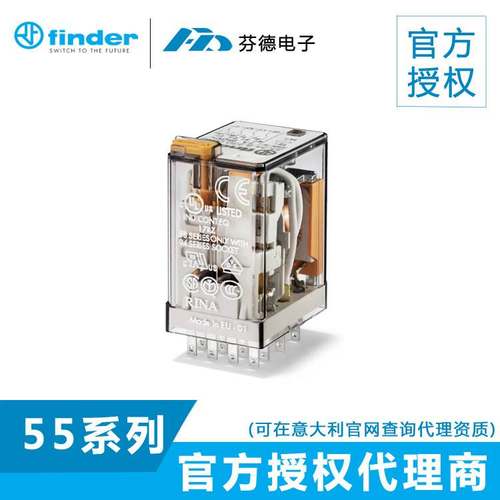 原装正品意大利FINDER/芬德中间继电器55.33.8.115.0010 AC115V