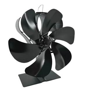 LT412火焰大工字6叶壁炉风扇热动力风扇stove fan适配煤油炉柴火