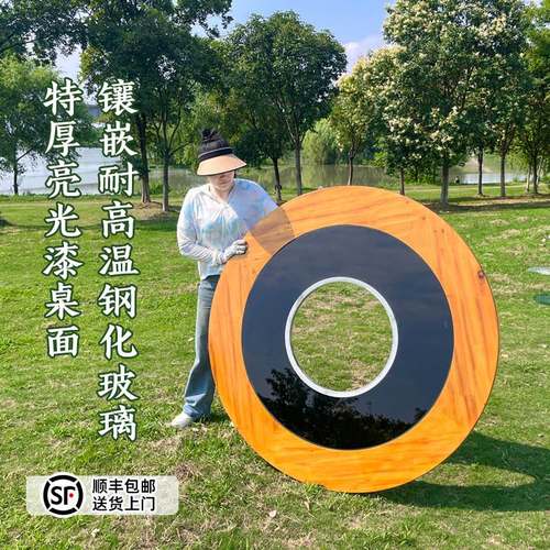 聚烟罩地锅鸡灶台桌面柴火鸡餐饮铁锅炖灶台桌不锈钢柴火灶