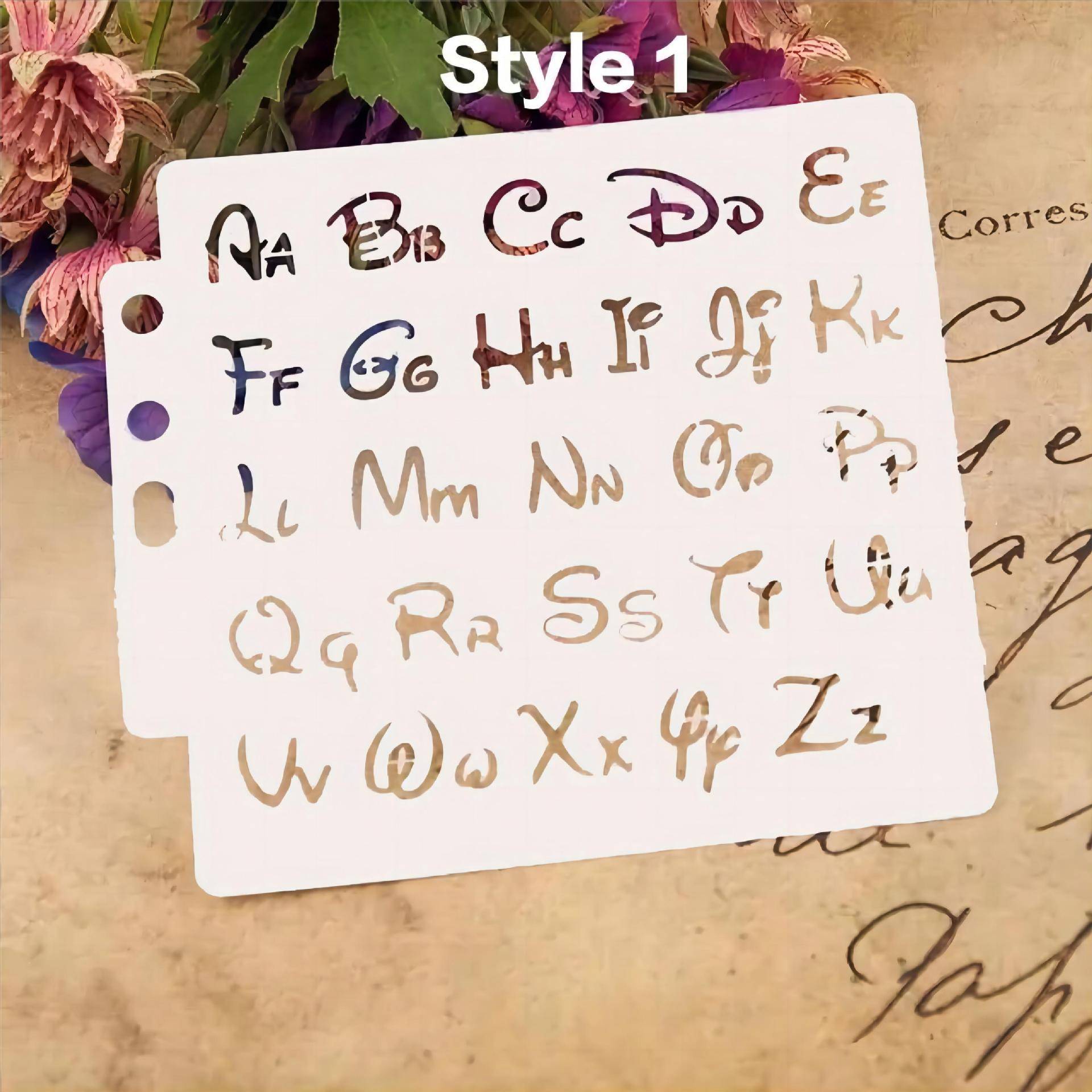 爆款预描花边尺重复利用喷雾蔽板可水洗描画遮蔽镂空模板模具