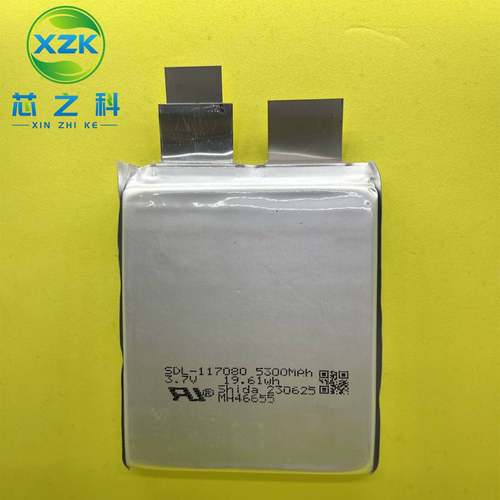 高倍率电芯117080聚合物锂电池5300MAH3.7V高倍率35C汽车启动电源