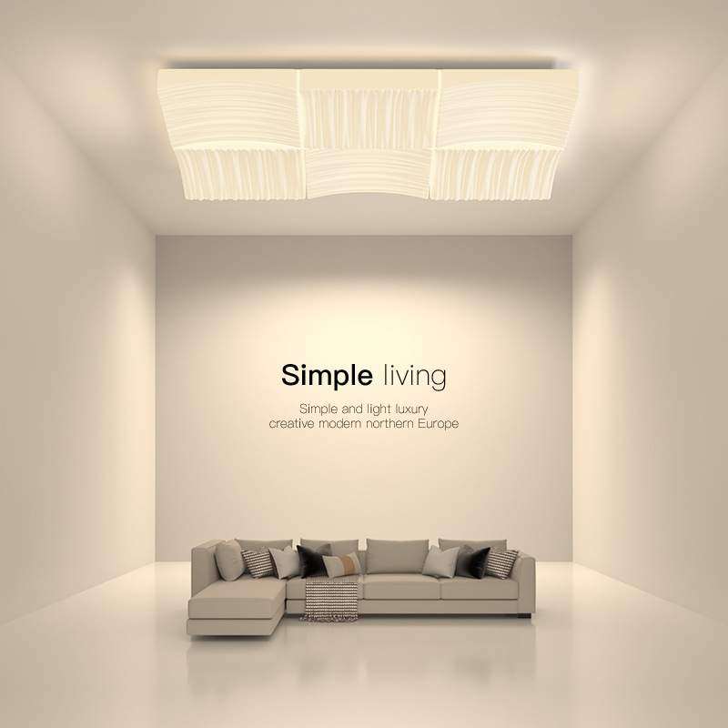 客厅灯吸顶灯奶油风现代简约大气大厅主灯长方形护眼卧室房间灯具,3C数码配件,USB灯,淘宝优惠券,粉丝福利购,淘宝优惠卷