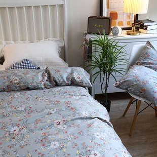 ins风田园小碎花单独被套单件1.5m200 230cm公寓全棉纯棉单被罩