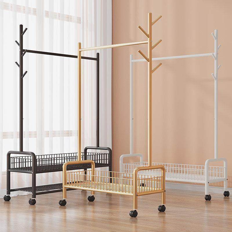 美容院挂衣服架晾衣架落地立式挂衣服架子卧室房间简易衣柜衣帽架,收纳整理,衣帽架,淘宝优惠券,粉丝福利购,淘宝优惠卷