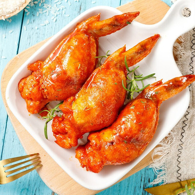 千港鸡翅包饭奥尔良鸡翅半成品冷冻食品空气炸锅网红美食烧烤食材