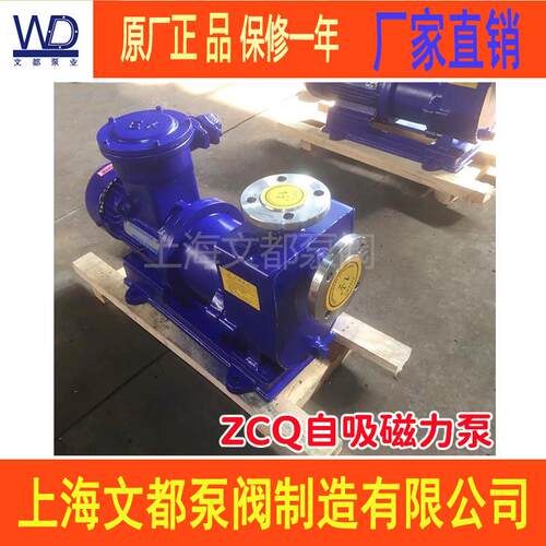 ZCQ80-50-250无泄露自吸磁力驱动泵耐酸碱防腐蚀不锈钢防爆化工泵