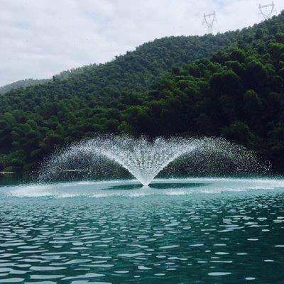 臣源喷水式增氧浮水泵鱼塘增氧泵池塘养殖排水灌充氧气机水产