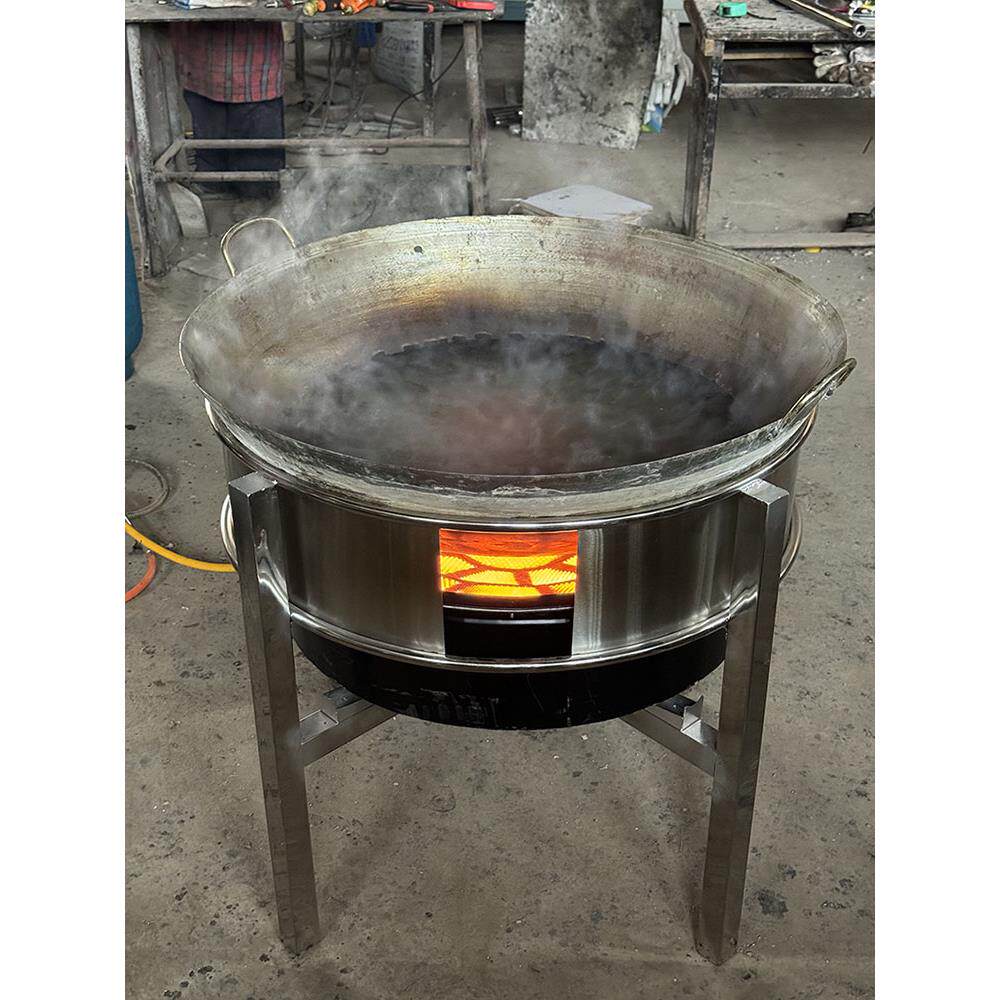 搪瓷红外线炉头节能卤菜设备灶头烧饼卤肉锅盔炉头凹面炉头带锅圈