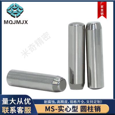 MS定位销钉MSS直杆型安全插销圆柱锁紧实心SWAL固定SWA分度销345