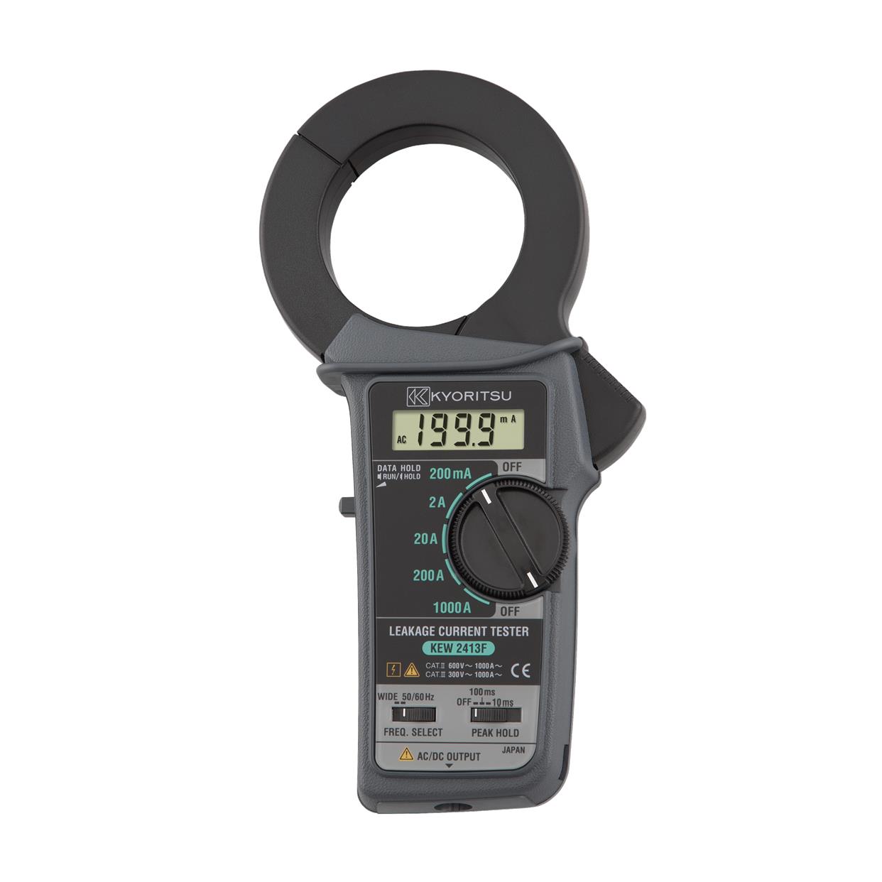 日本KYORITSU克列茨共立MODEL2413F 2413R泄漏1000A电流钳形表