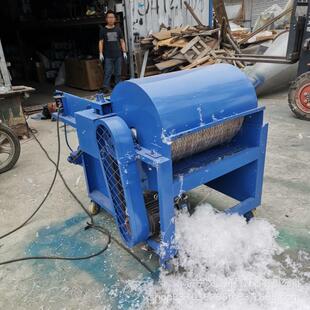 粗纱头旧毛衣开松机 小型丝瓜络开松散机 废旧棉花打棉机