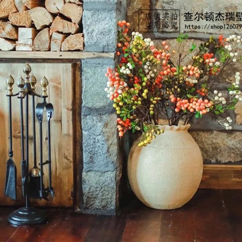 燃木壁炉工具套装 欧式火炉装饰配件 真火炉具灰扫灰铲火钳拨火棍