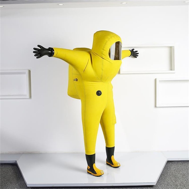 速发1WP一级防化服分体式半封闭轻型防化服酸碱类防护服