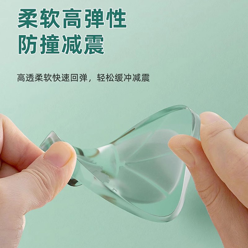现货速发入户门后防撞贴门把手硅胶静电保护垫冰箱门档防碰撞神器