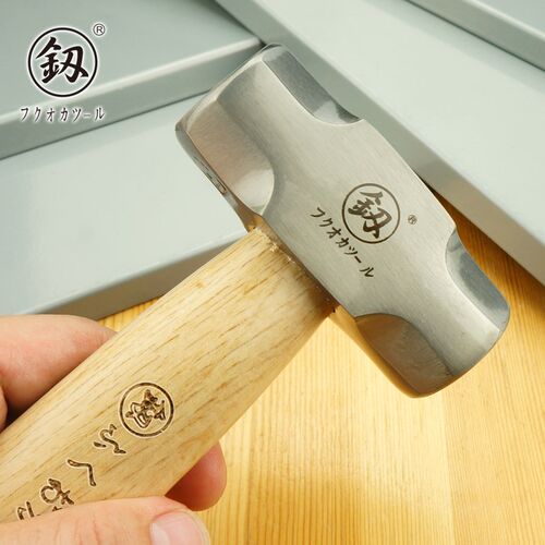 速发福冈青钢木短柄八角锤圆锤锤手工头羊角钳迷你起钉锤安全锤锤
