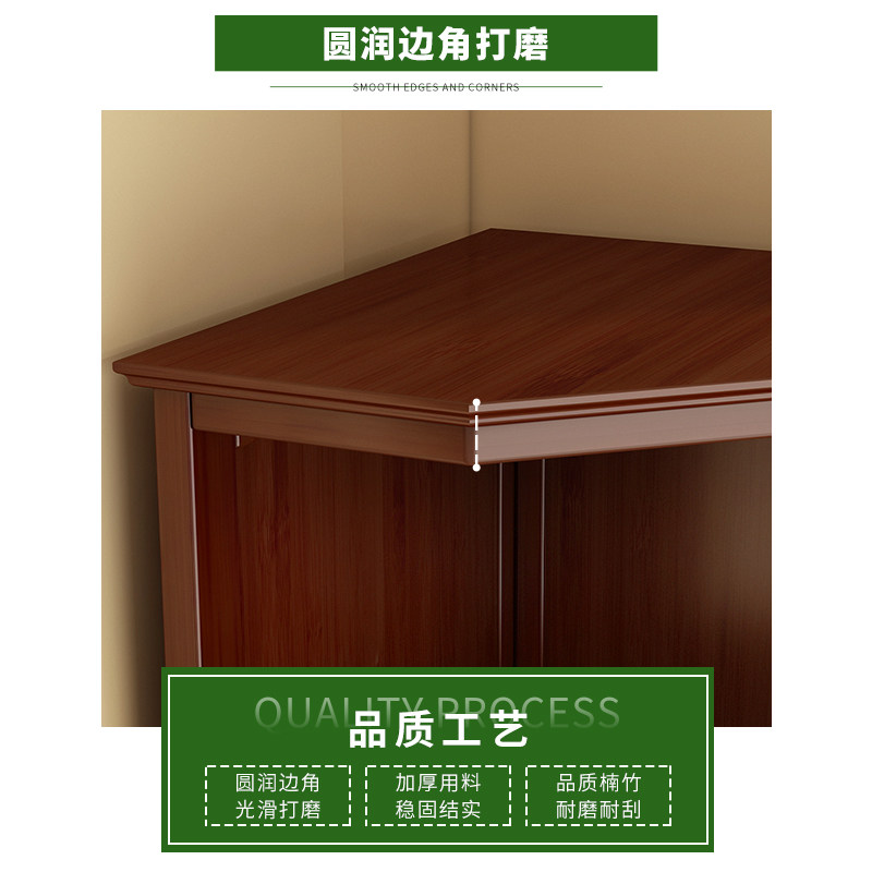 速发简易家用角柜小型客厅转角柜子靠墙收纳置物架简约三角柜酒柜