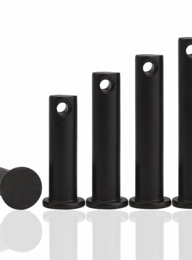 速发黑销轴G柱882平头圆孔销销带B销Q25钢M8M1M0M12M16M20