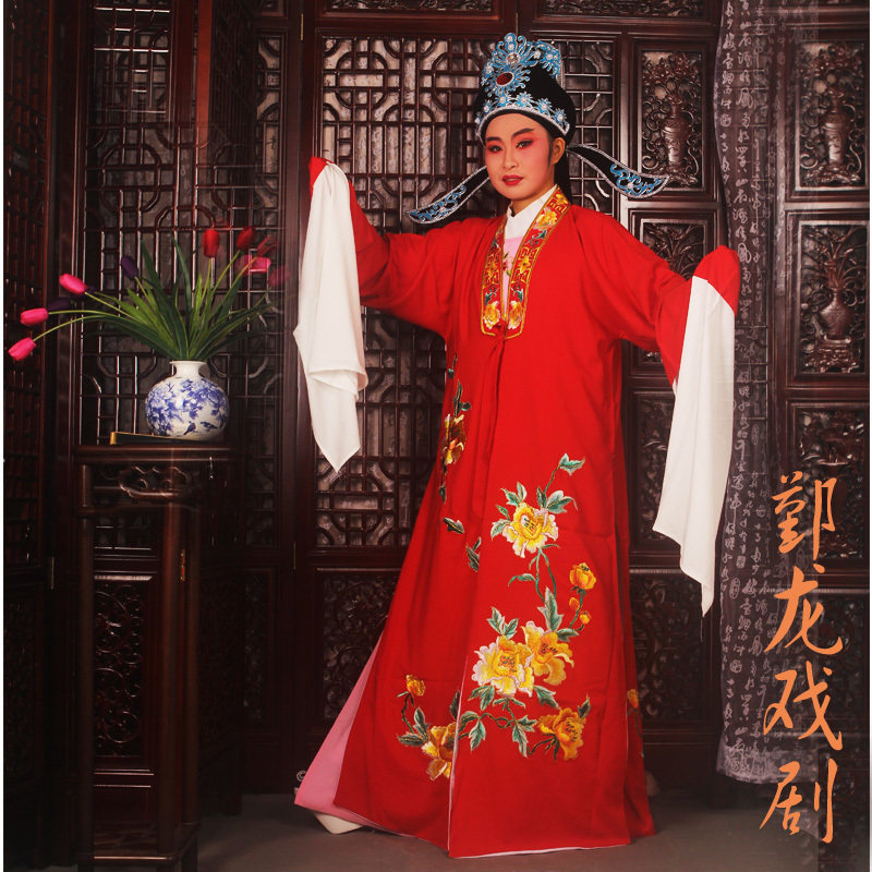 速发生品戏曲小生装黄梅戏才子公子服衣越剧对领丝小新对披