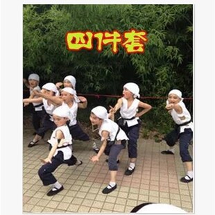 儿童游击队表演服 农民武工队演出服 民兵表演服装王二小 村姑服