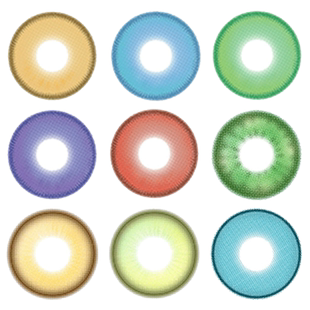 万圣节红色美瞳COS日抛大小直径暗深红吸血鬼男女克鲁鲁2片装试用