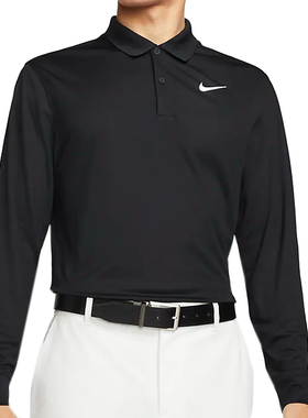 NIKE耐克男子DF VCTRY SOLID LS POLO运动长袖T恤DN2345-010