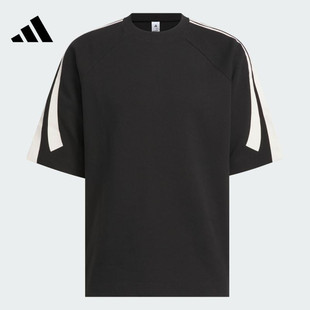 SWEAT运动休闲短袖 T恤JX5592 adidas阿迪达斯男女ADI