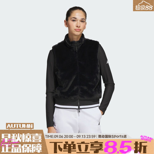 adidas阿迪达斯REV. FUR VEST秋女子运动休闲马甲KG2165