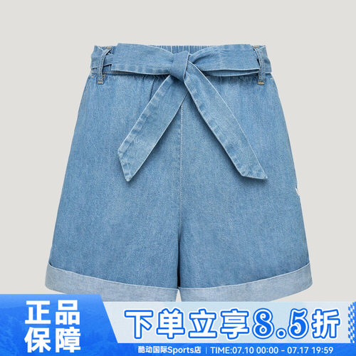 adidas阿迪达斯三叶草DENIM SHORT W秋女子运动休闲短裤LF4604