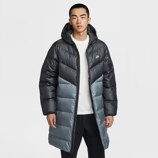 NIKE耐克男子运动休闲保暖连帽羽绒服外套HV2720-061