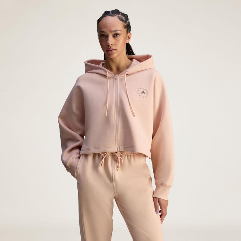 adidas阿迪达斯女子CRO HOODIE运动健身夹克外套JW4690