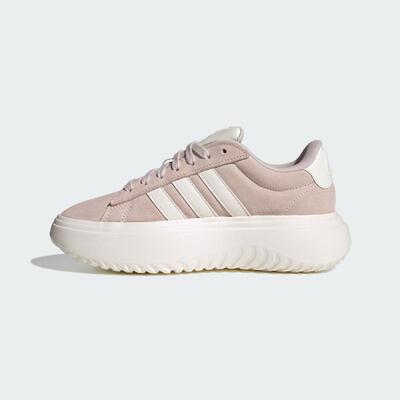 adidas阿迪达斯女子GRAND COURT运动休闲鞋网球鞋JR0701