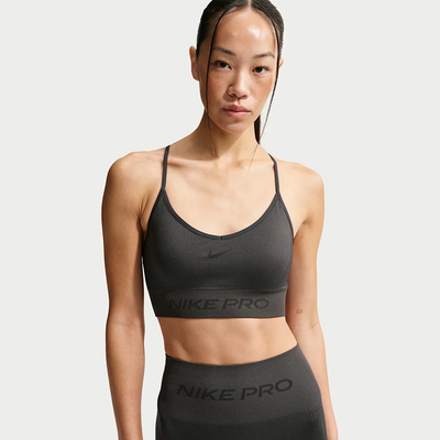 NIKE耐克女子AS W NP DF SMLS LS运动健身BRA内衣IB9844-070