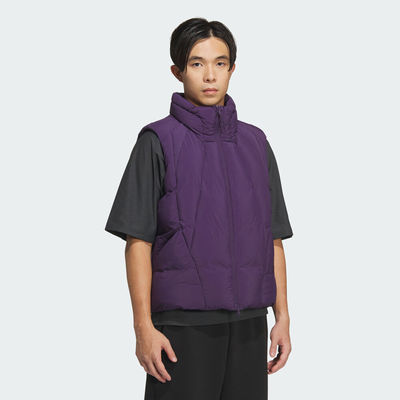 adidas阿迪达斯男子FOS运动休闲保暖立领羽绒服背心马甲KH1481