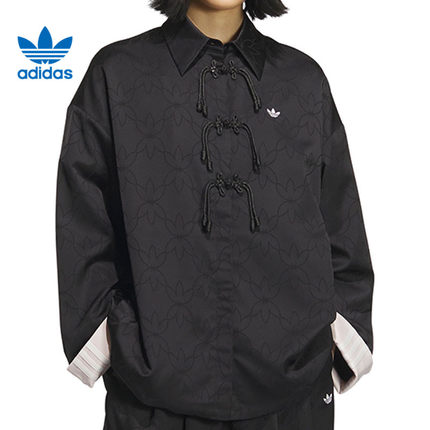 adidas阿迪达斯三叶草女子运动健身夹克外套KB6407