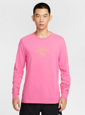 NIKE耐克男子户外运动训练跑步圆领长袖T恤HV4197-684