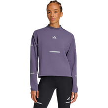 adidas阿迪达斯女子跑步运动训练休闲套头衫卫衣JP3844