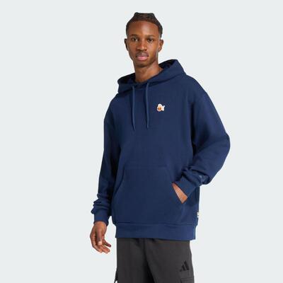 adidas阿迪达斯男子运动训练休闲连帽套头衫卫衣JW8519