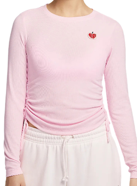 NIKE耐克女子AS W NSW RIB LS MD CRP针织运动长T恤HV8728-663