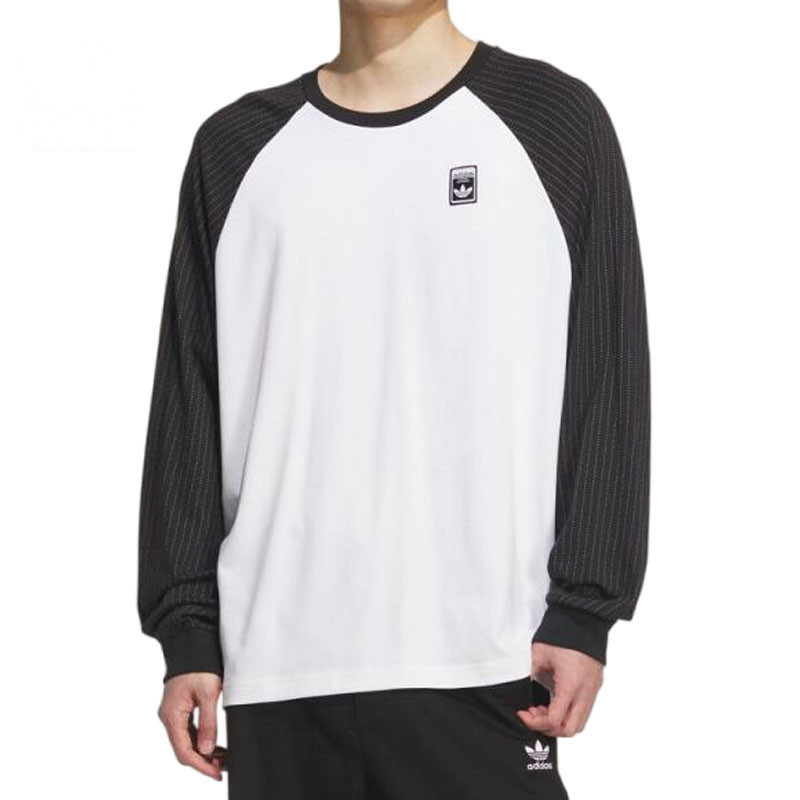 adidas阿迪达斯三叶草男子WABASH TEE运动休闲长袖T恤KD1854