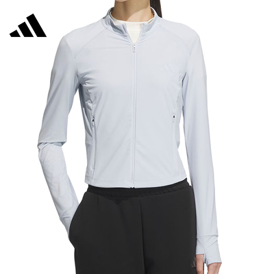 adidas阿迪达斯女子MH KNIT JKT运动健身夹克外套KE5780