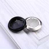 适用直销高档橱柜不锈钢透气孔 圆形橱柜通气孔盖双面通气孔散热