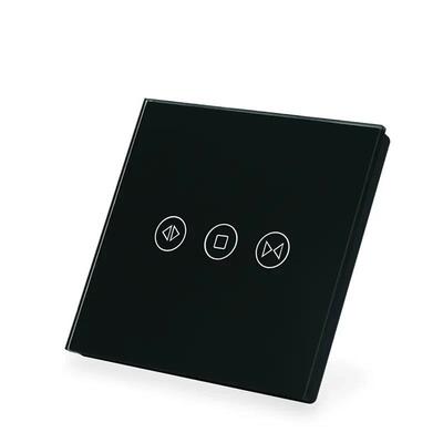 适配欧规86手机智能开关WiFi窗帘卷帘触摸开关 Google/Alexa/小爱