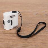 适配60倍显微镜便携式 珍型放大镜安化黑茶 多功能迷你带灯带验钞袖