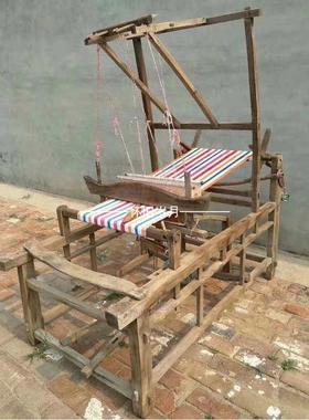 适配老式织布机民俗怀旧摆设老纺车老式民间农具影视道具纺车织布