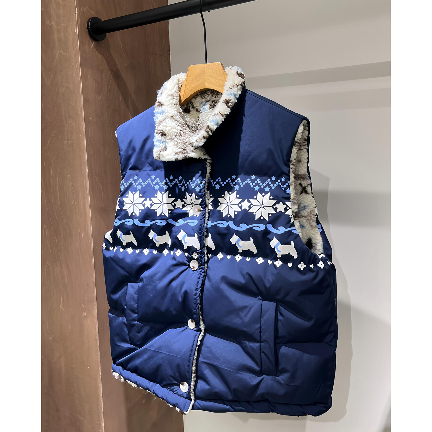 韩系学院风无袖外套男女冬季马甲