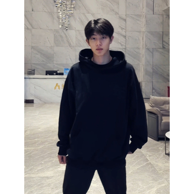 500g重磅美式正肩卫衣男秋冬穿搭